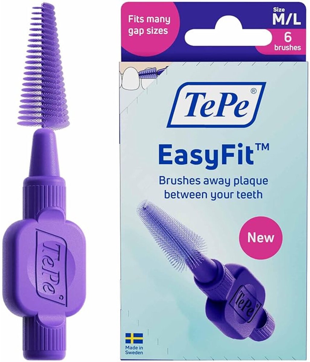TePe EasyFit Interdentale Rager M/L - 6 stuks