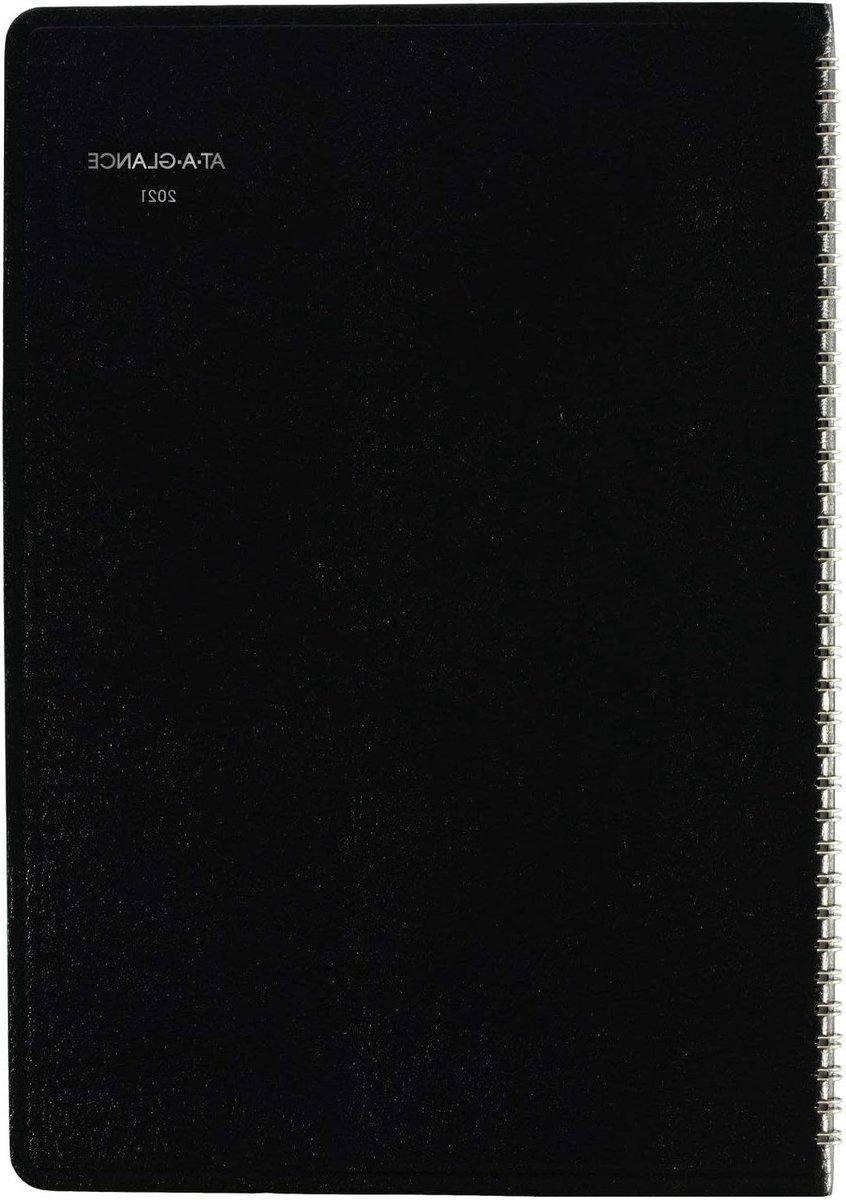 Maandplanner 2021 - Afsprakenboek Agenda - Jaarplanning Bijhouden - Inkt Bloed Weerstand - 8 x 12 inch - Zwart