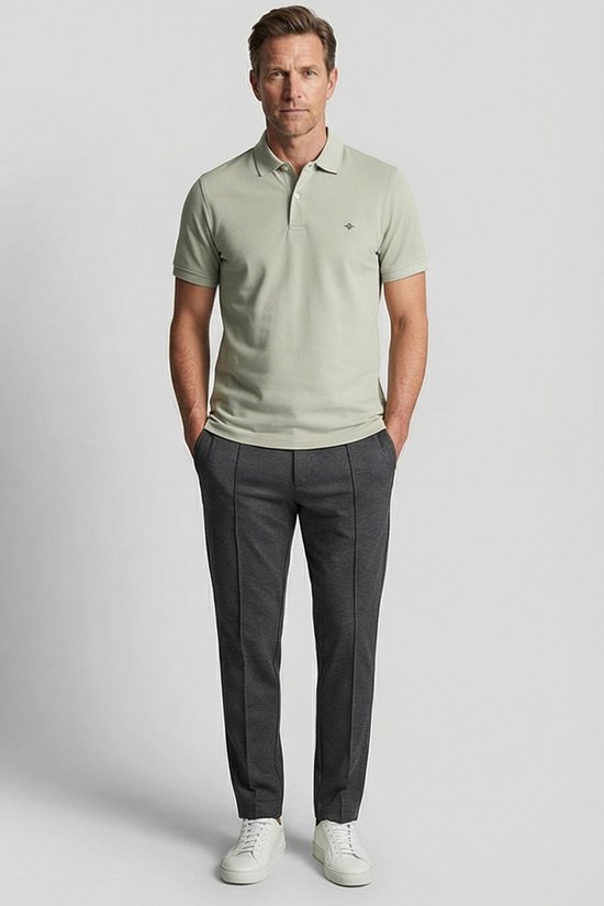 Baileys – Heren – Poloshirt – Katoenmix – Korte mouwen – borstzak – Polo – Groen – 615279-72