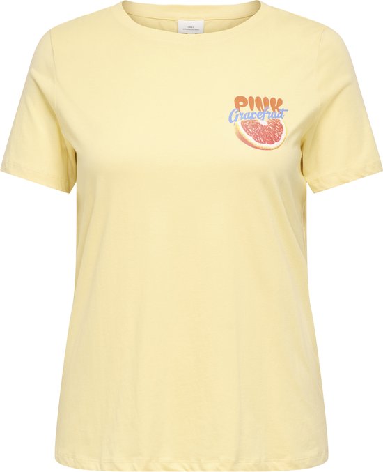 ONLY CARMAKOMA - CARBOLETTE LIFE REG S/S TOP BOX JRS T-shirt Femme