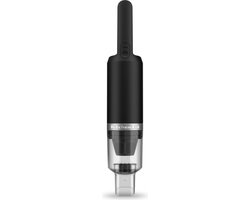 Draadloze handstofzuiger - KitchenAid Go - Vaatwasserbestendige stofbak - 2-in-1 opzetstuk voor moeilijk bereikbare plaatsen - zonder batterij - Matt Zwart