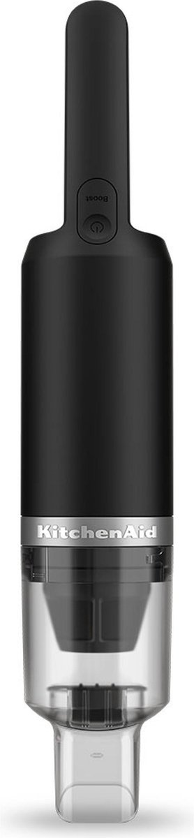Draadloze handstofzuiger - KitchenAid Go - Vaatwasserbestendige stofbak - 2-in-1 opzetstuk voor moeilijk bereikbare plaatsen - zonder batterij - Matt Zwart