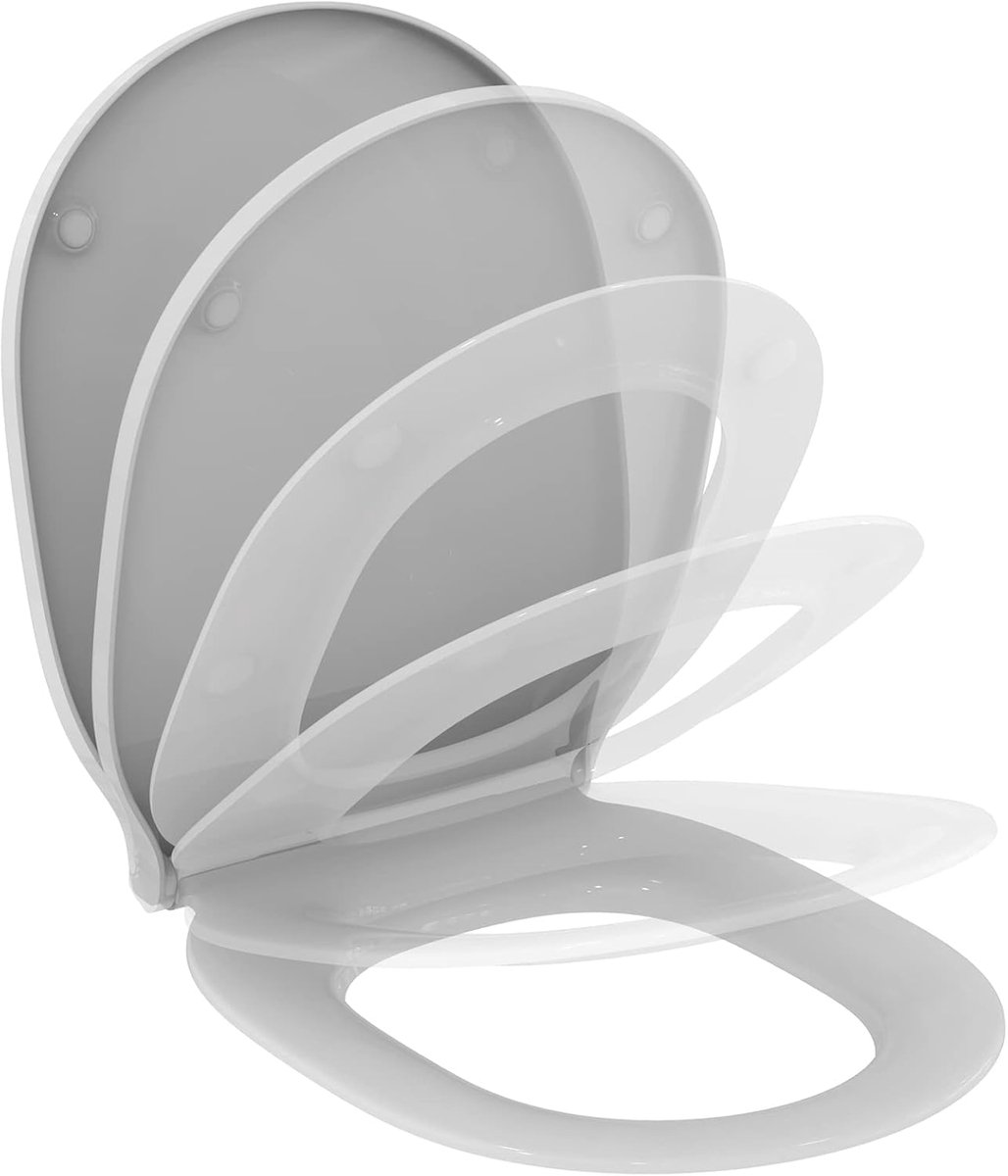 Wc-bril met Softclose en Wrapover - Wit - Universele Passendheid