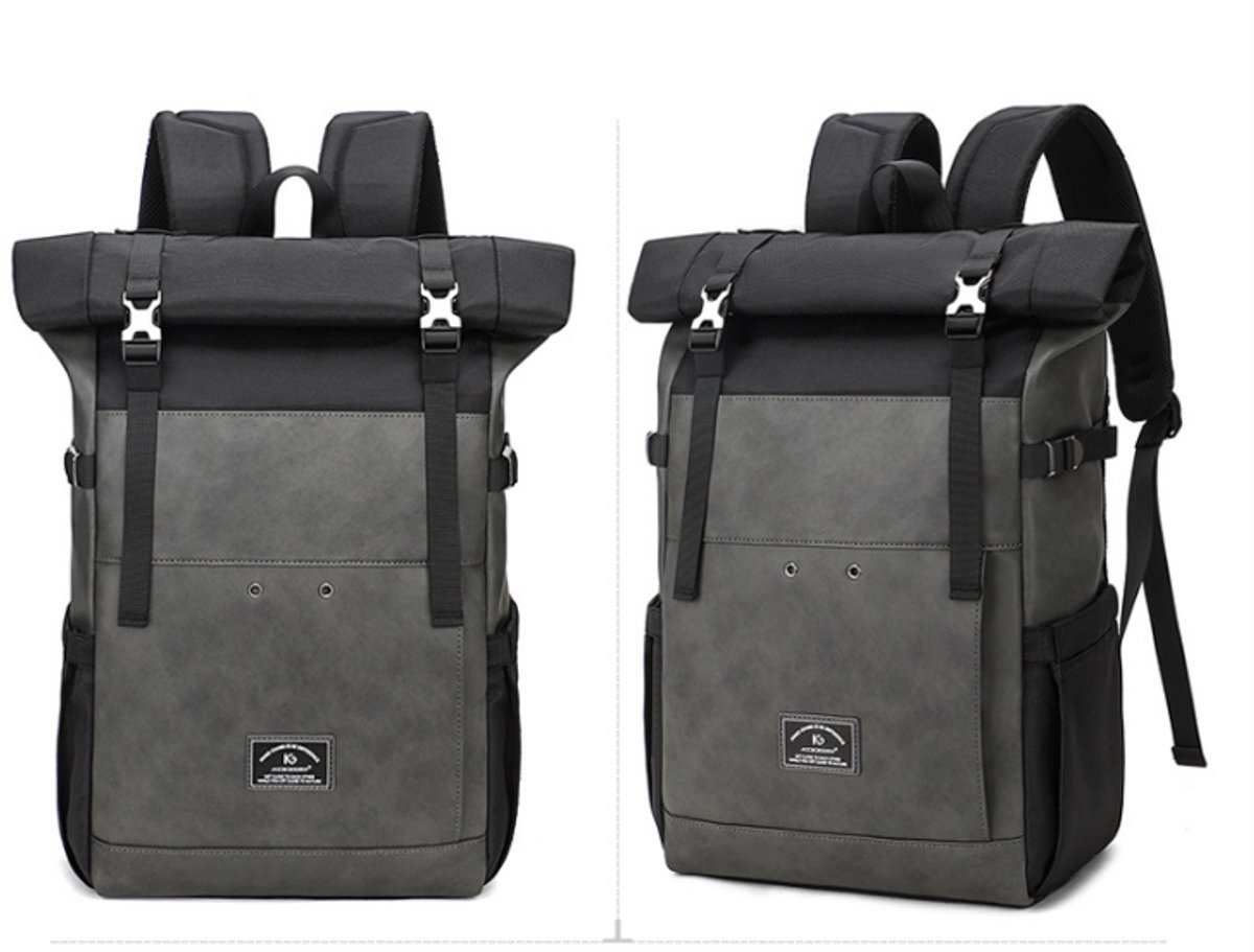 School rugtas - Computer tas-laptoptas-travel tas grijs-multifuntionele tas-laptop rugzak-laptoptas Rugtas - Rugzak -reis tas- Schoudertas - Schooltas-boektas-Voor 15.6-inch laptop formaat