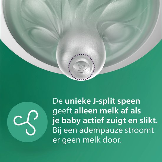 Biberon Philips Avent Natural Response - 1 Biberon - 240 ml - 1 Mois et + - Tétine Speed 3 - Glas - SCY933/01 - Biberons
