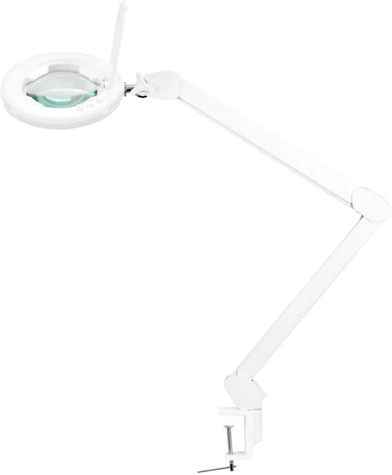 GLOW - Lampe loupe LED - Couleur et intensité lumineuse réglables - Loupe - Pédicure - Manucure