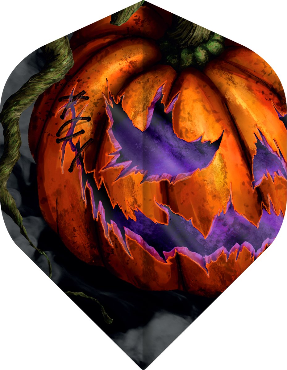 Designa Horror Show - Pumpkin King NO2 - Dart Flights