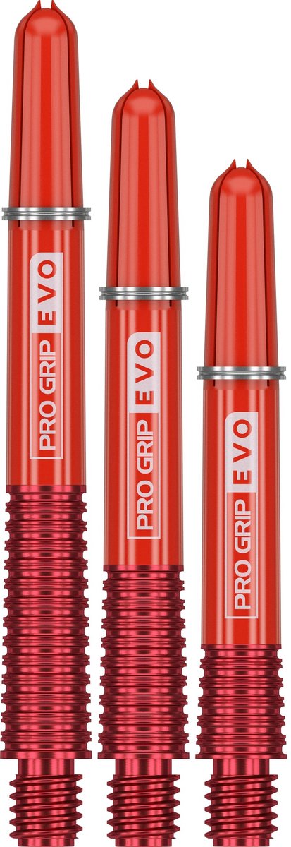 Target Pro Grip Evo Al Red - Dart Shafts Short