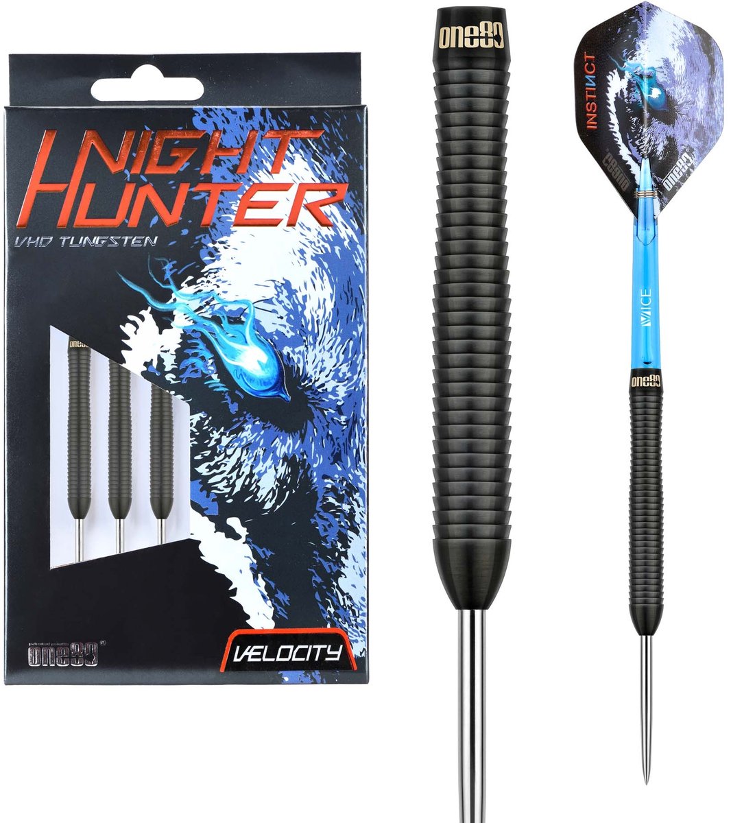 ONE80 Night Hunter Velocity 90% - Dartpijlen