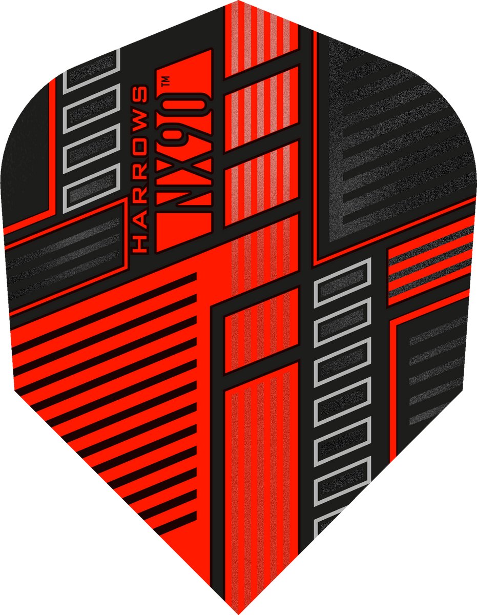 Harrows Prime NX90 Dartflights - Rood