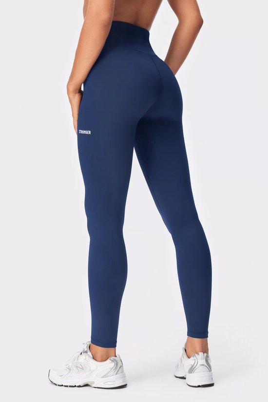 Stronger - Wonder HW Tight - Sport Tights - Dames - Blauw - Maat XS van Merkloos — afbeelding 2