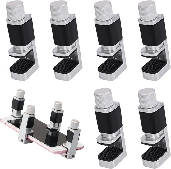 20 Sets Metalen Verstelbare Vlinderdas Hardware Clip Set Voor Stropdas Riem Zwart