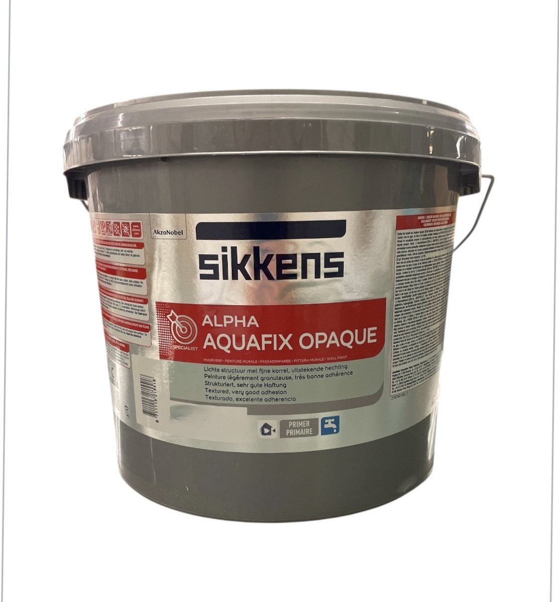 Sikkens Alpha Aquafix Opaque - 10 l - 4-6 m²/l - Wit