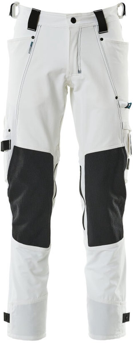 Mascot Advanced Broek met kniezakken 17079-311 - Wit - C48 - 82