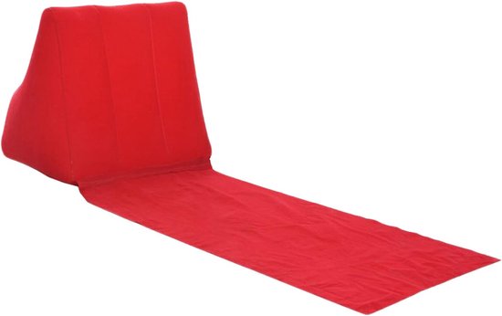Draagbare Strandmat Loungestoel, Opvouwbare Buitenligstoel Parkstrandstoel met Rugsteun, Om Te Zonnebaden, Strandligstoel voor Terras Lichtgewicht Kampeerstoelen (Zwart