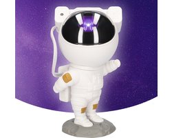 Sterren projector - Astronaut beamer - Beamer voor een mooie Sterrenhemel - Krachtige LED lamp - Verstelbaar - Compact formaat - Wit