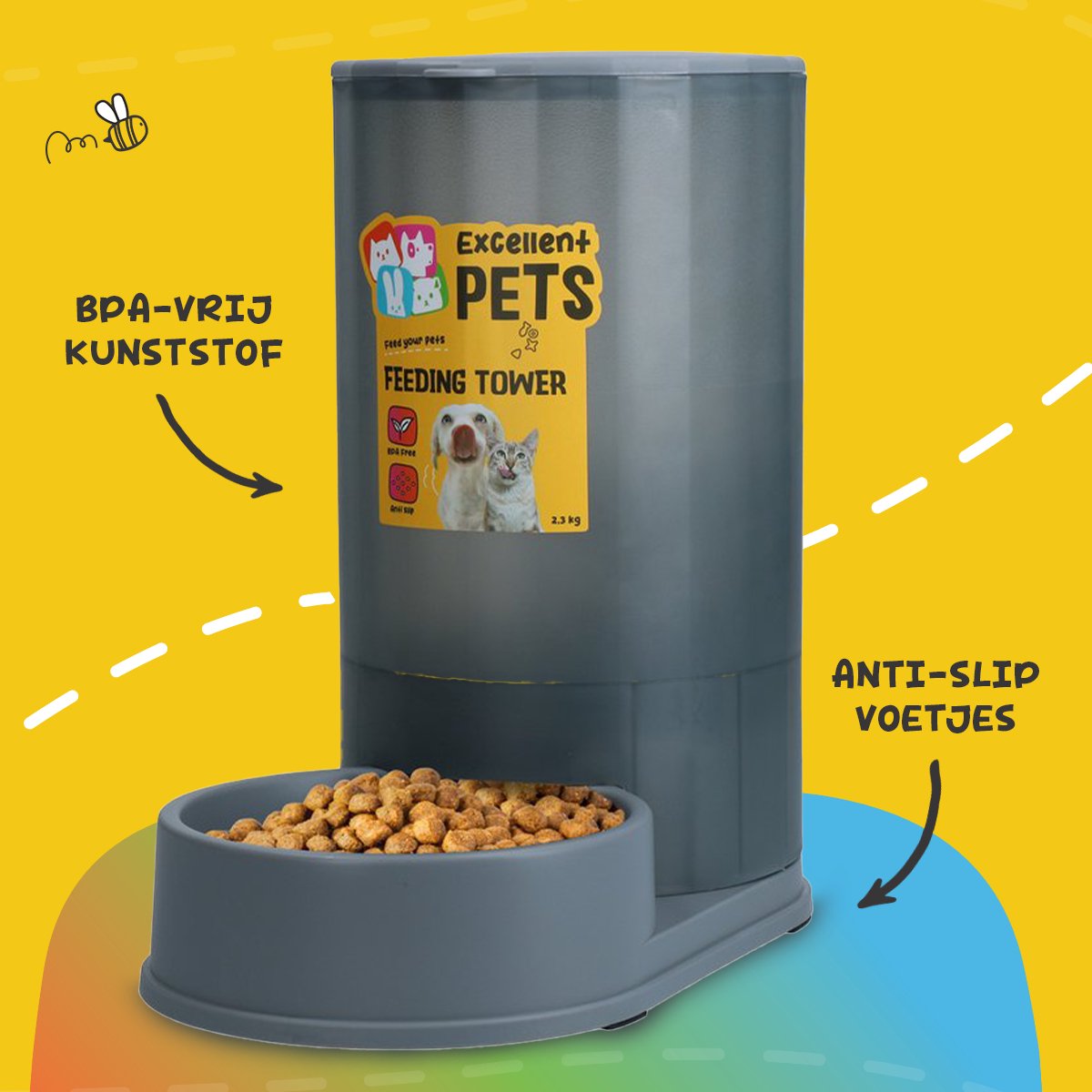 Excellent Pets Automatische Voerbak Kat en Hond thumbnail 6
