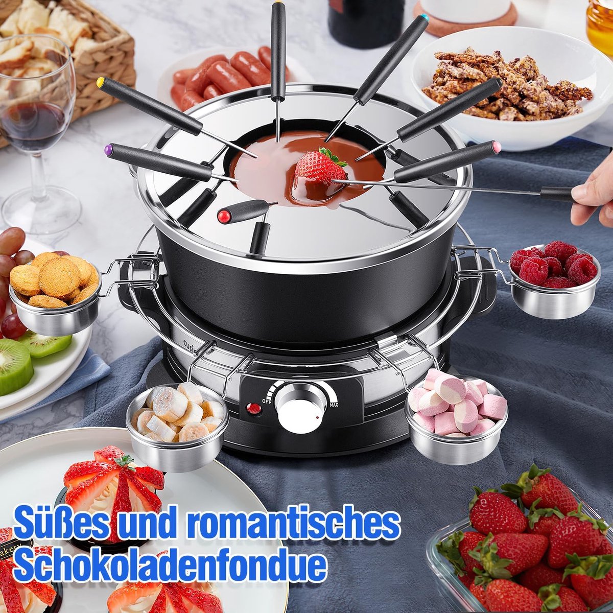 Kaasfondue set Elektrisch - Fonduepannen - Fondueset – foto 7
