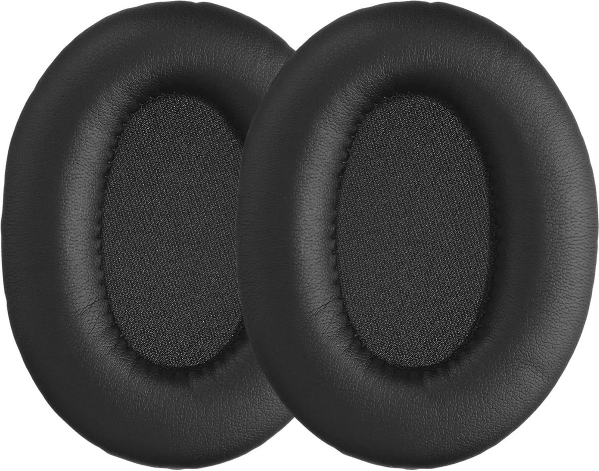 Oorkussens voor Hoofdtelefoon - Vervangende Oorkussens van Kunstleer en Schuim - Comfortabele Earpads in Zwart - Compatibel met Verschillende Modellen