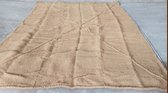 CocoWeave Rechthoek Schaduwdoek – 3x2 meter – Duurzame & Stijlvolle Zonnedoek van Kokosvezel – Effectieve Zonwering & waterdoorlatend Zonnezeil – Voor het Terras, Balkon of Tuin Inclusief Bevestigingsmateriaal – 7,5 kilo