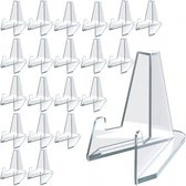 Transparante Munt Display - Munt Standaard - Kaart Houder - Houder Geschikt Voor Kaarten - Kaarten Houder - Munten Standaarden - Transparant - Visitekaarthouder - Voor Goud en Zilver Baren - Voor Top Loader- 10 Stuks