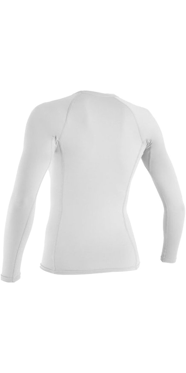 2025 O'Neill Dames Basis Skins T-shirt Met Lange Mouwen - White