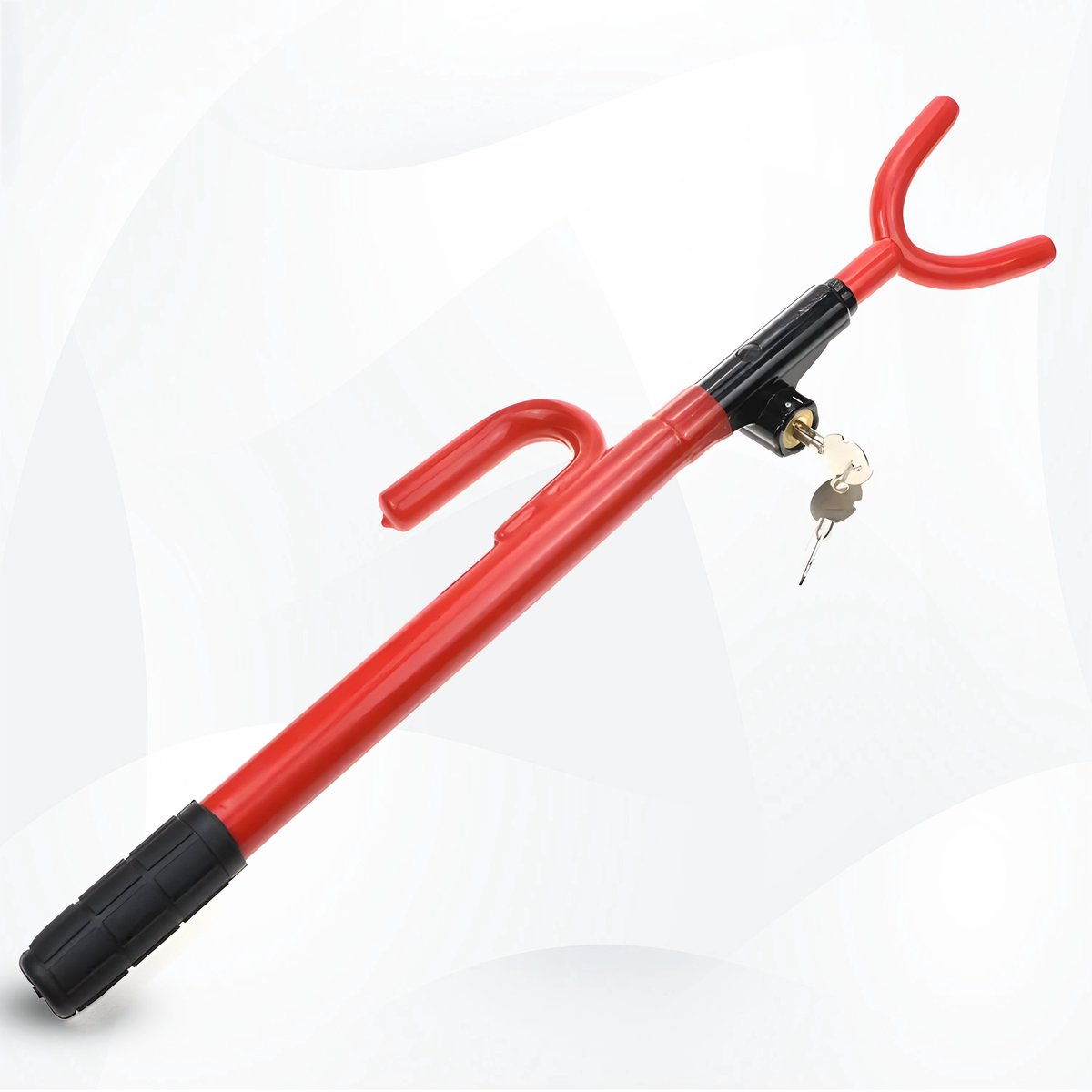 WoonWonder Stuurslot Rood Voor Auto - Stoplock - Auto - Stuurslot