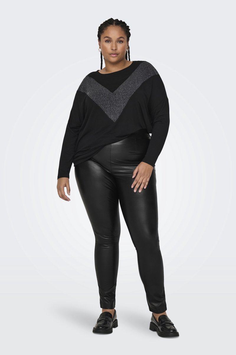 ONLY CARMAKOMA - CARJESSIE FAUX LEATHER LEGGING OTW NOOS - Dames - Leggings