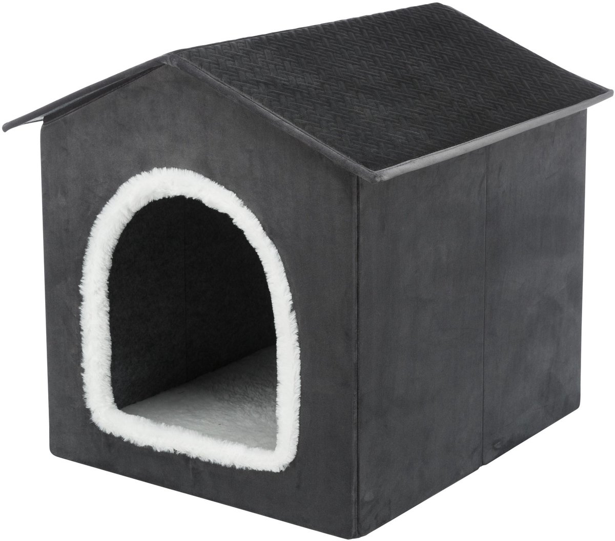 Trixie hondenmand / kattenmand Huis Livia Grijs / Wit 50 x 50 x 54 cm