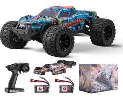 Op Afstand Bestuurbare Auto, 1:14 Schaal RC auto, all-Terrain 4WD off-road truck, 42 km / h Hoge Snelheid, met 45 ° Wheelie, Instelbare Snelheid, Cadeau voor Kinderen Vanaf 8 jaar.