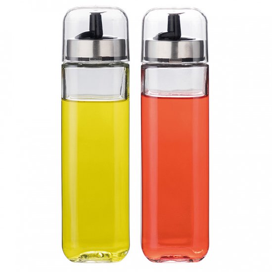 Kinghoff - Flessenset voor Olie en Azijn - Glazen Flessen - 270 ml - Milieuvriendelijk van kinghoff — afbeelding 3