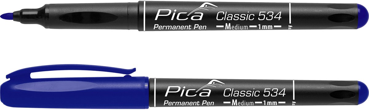 Pica Classic 534/41 Permanente Pen Medium 1.0 mm Blauw