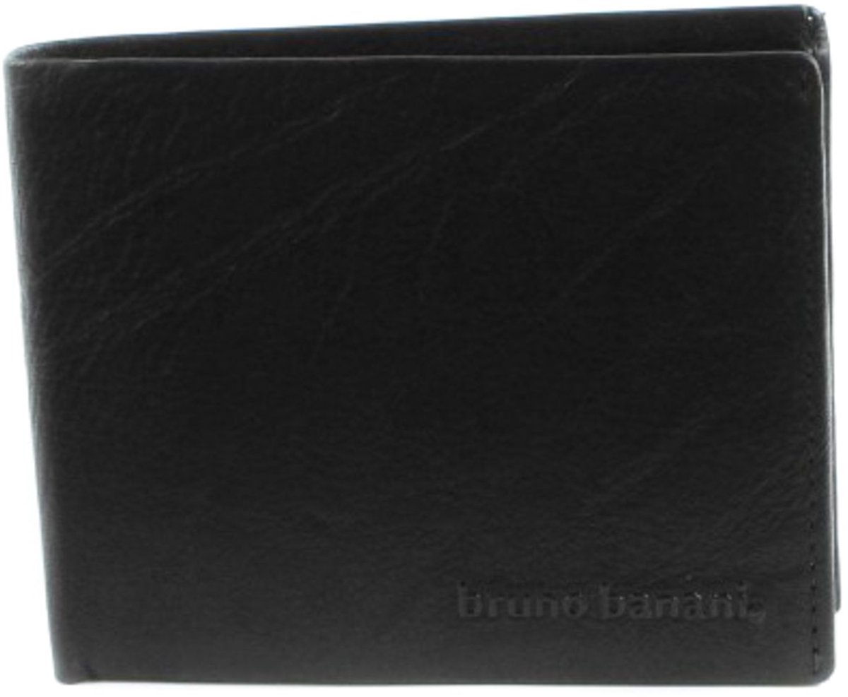 bruno banani Leren Portemonnee Africa Wallet Black Zwart