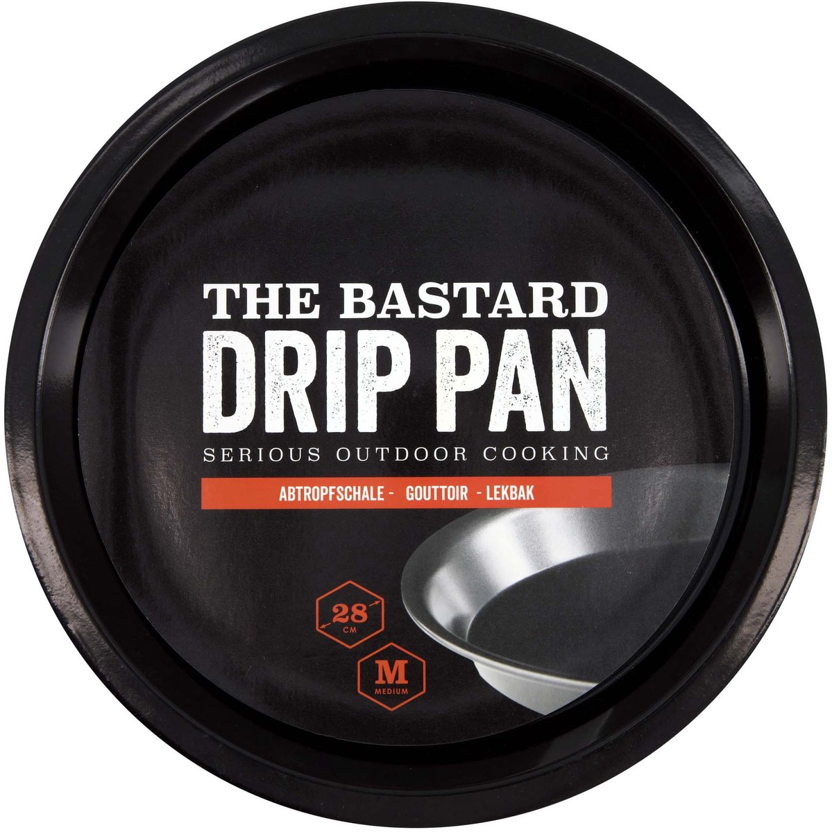 The Bastard Drip Pan Medium - 28 cm rond