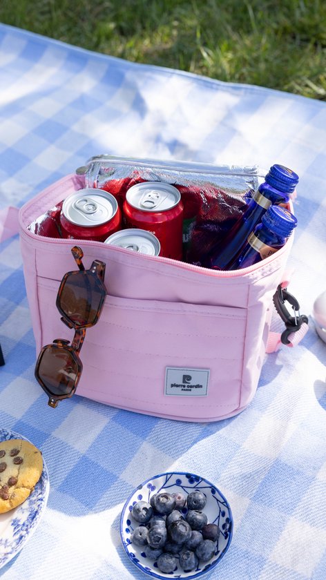 Sac Isotherme Pique-Nique 7 Litres - Rose Élégant - Maintient Le Frais Jusqu'à Plusieurs Heures - Idéal Famille Et Bureau