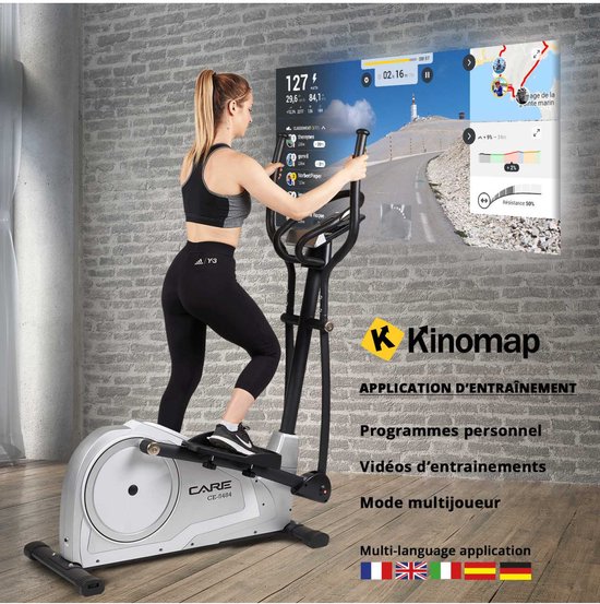 Crosstrainer CE 5484 Ergometer Zwart Draadloos