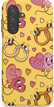 Casetastic Hoesje Geschikt voor Samsung Galaxy A26 - Stijlvolle Beschermende Duo-layer Case - Zeg Ja