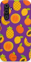 Casetastic Hoesje Geschikt voor Samsung A54 (5G) - Stijlvolle Beschermende Duo-layer Case - Perzikaatje