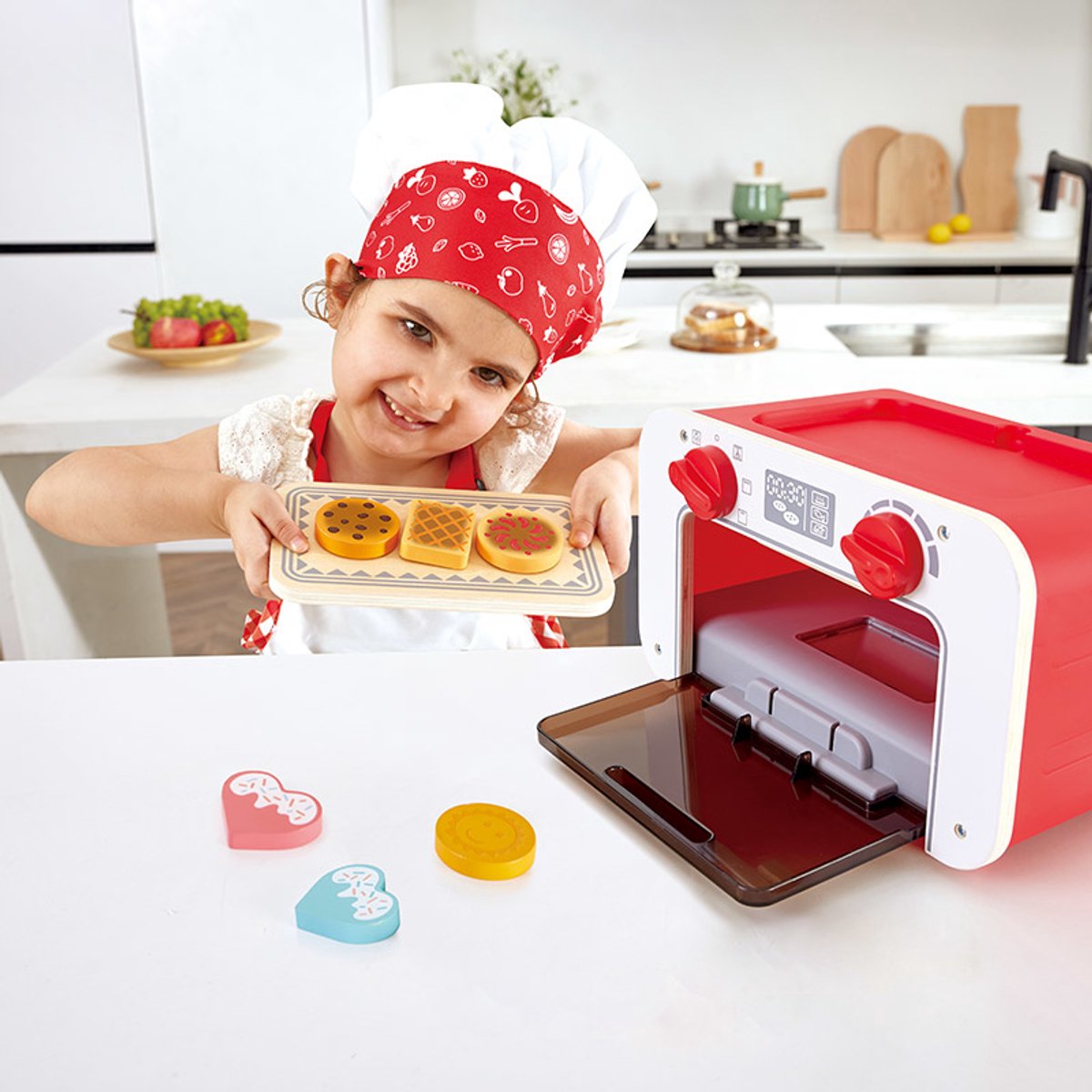 Hape Speelgoedoven met Magische Koekjes - Kleurveranderende Bakoven Speelset, 3 jaar+ — afbeelding 12