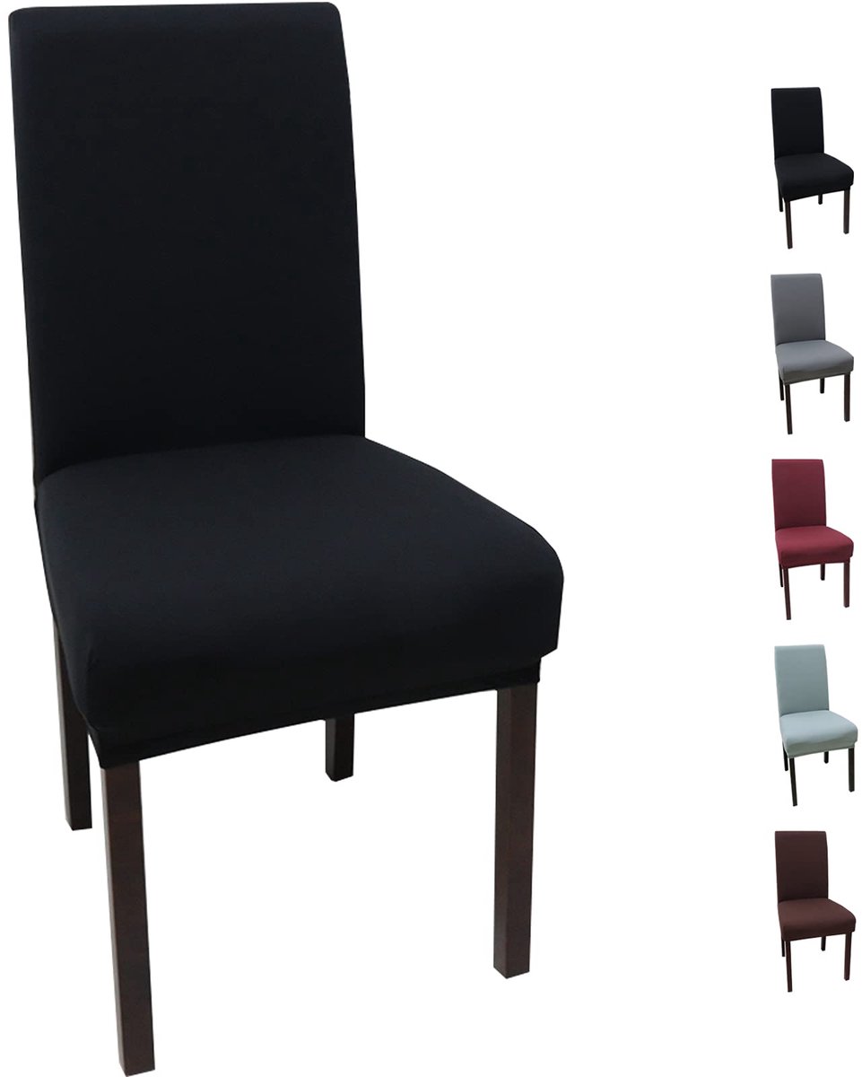 Ibenzoa® Elegante en Universele Stretch Stoelhoezen Set van 6 voor Feestelijke Gelegenheden en Dagelijks Gebruik