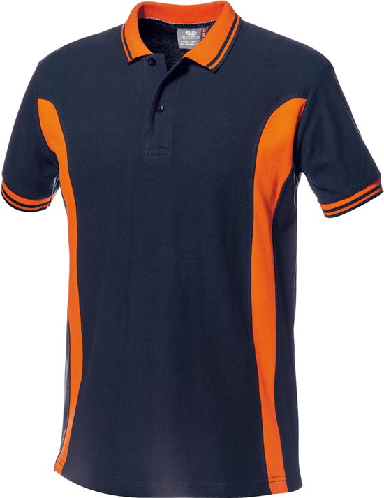 Polo de travail manches courtes SIR SAFETY LUNA HOMME Blauw - 100% Katoen - 200 g/m² - Doux