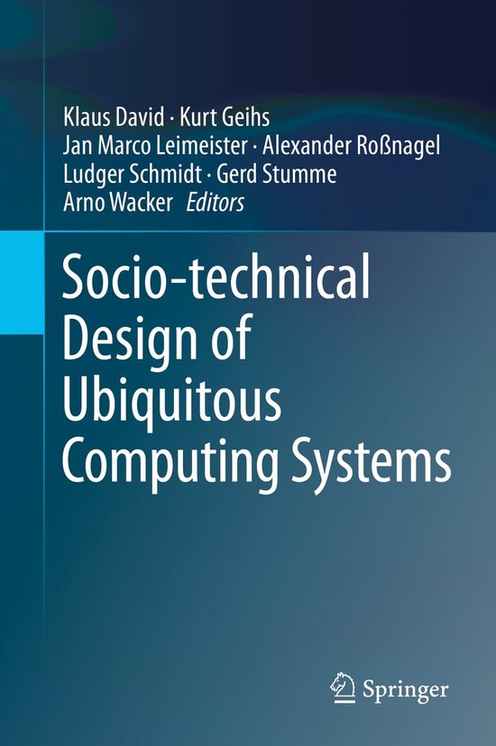 Socio technical Design of Ubiquitous Computing Systems - cover