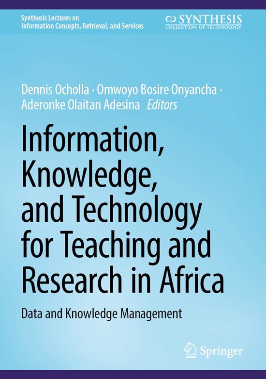 Synthesis Lectures on Information Concepts, Retrieval, and S ... - cover