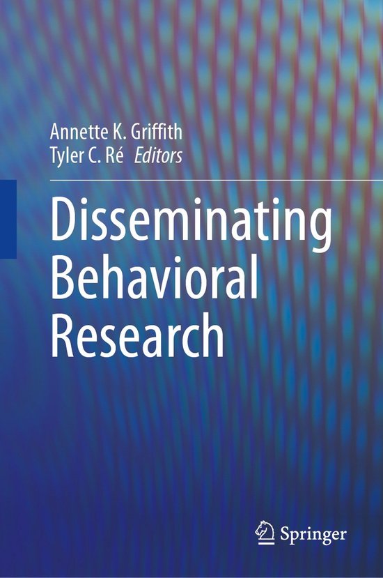 Disseminating Behavioral Research - cover