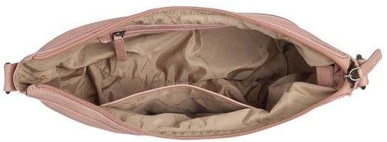 The Chesterfield Brand Cuir Sac à épaule bandoulière Clarita Shoulderbag Vintage Rose Saumon