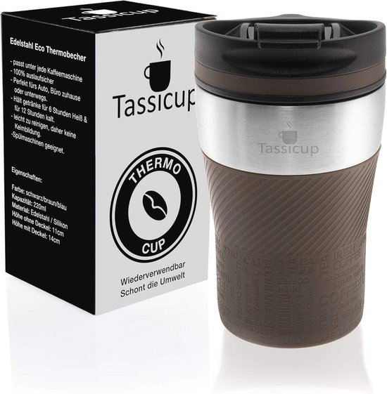 Isolerende Reisbeker 250 ml - Roestvrij Staal, Lekvrij, Met Clipsluiting, Ideaal Voor Koffie, Thee, En Ijsdranken — afbeelding 2