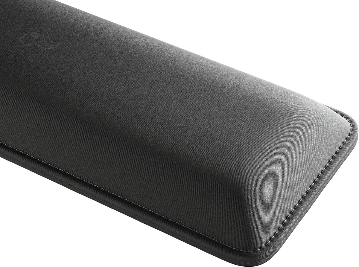 Padded Toetsenbord Polssteun voor TKL Toetsenborden - Antislip, Duurzaam, 360 x 100 x 25mm - Zwart