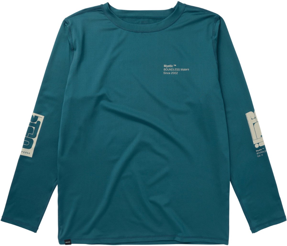 Mystic Boarding L/S Rashvest - 250760 - Teal - M