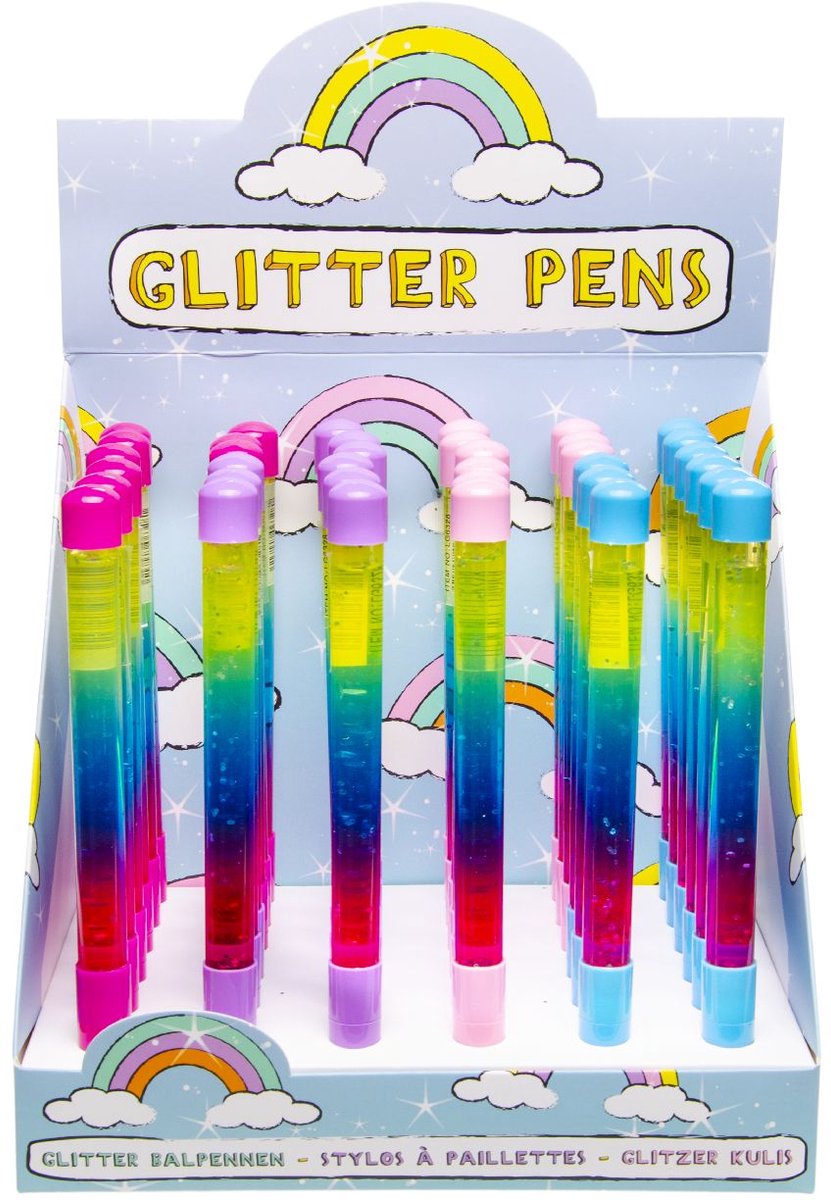 Duckiez Glitter Balpen - 1 stuk