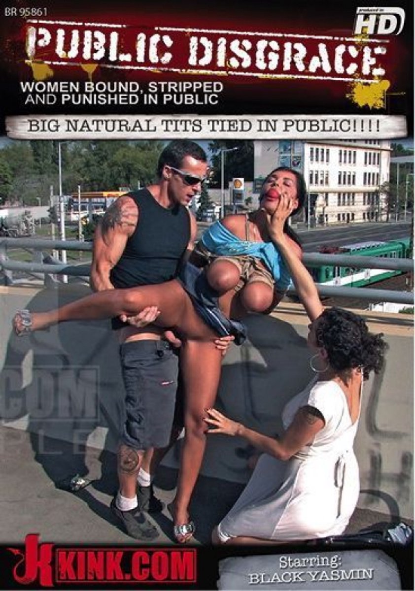 BIG NATURAL TITS TIED IN PUBLIC!!!! - PD056